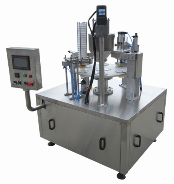 Good Price Automatic Liquid Plastic Cup Filling and Sealing Packing Machine Auto Paper Cup Packaging Line Equipment for Sale