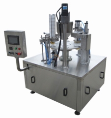 Good Price Automatic Liquid Plastic Cup Filling and Sealing Packing Machine Auto Paper Cup Packaging Line Equipment for Sale