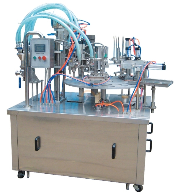 Automatic Rotary Type Ice Cream Cup Cone Filling and Sealing Packing Machine Full Auto Ice-cream Packaging Equipment for Sale