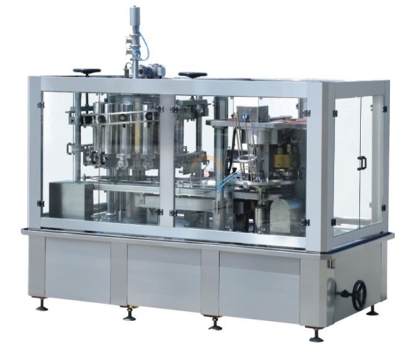 Automatic Mango Papaya Sauce Apricot Jam Aluminum Can Filling and Sealing Machine Auto Hazelnut Soybean Paste Tin Canning Seamer