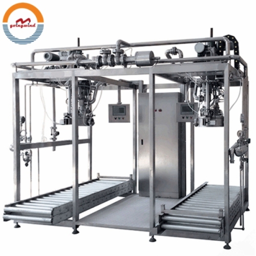 Automatic Tomato Paste Aseptic Bag Drum Filling Capping Packing Machine Food mango Pulp Bulk Bucket Packaging Machinery for Sale
