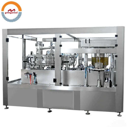 Automatic Aluminum Can Fruit Juice Filling and Seaming Packing Machine Auto Corn Milk Small Canning Sealing Line Plant for Sale