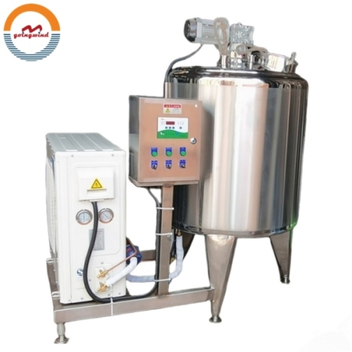 Good Price Automatic 100 Liter Milk Cooling Tank Auto 200 l 300 500 Liters Small Scale Vertical Milk Cold Storage Tank for Sale
