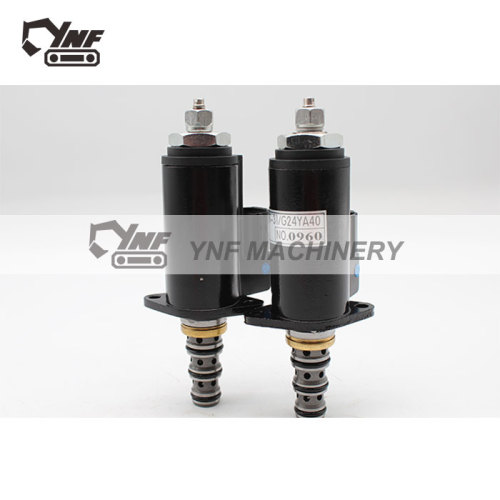 KOBELCO PILOTPUMPE SICHERHEITSVERRIEGELUNG MAGNETVENTIL YN35V00020F2 YN35V00020F1 KWE5K-31G24DA40