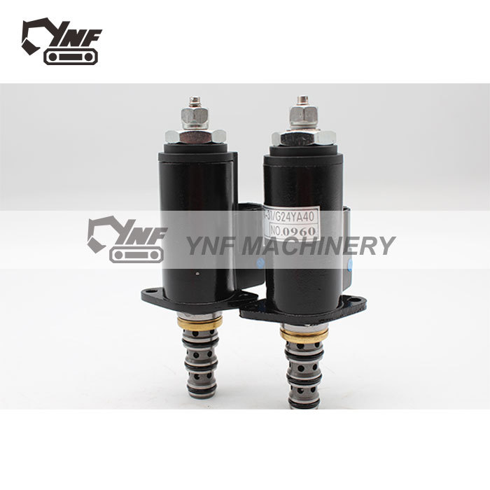 KOBELCO PILOTPUMPE SICHERHEITSVERRIEGELUNG MAGNETVENTIL YN35V00020F2 YN35V00020F1 KWE5K-31G24DA40