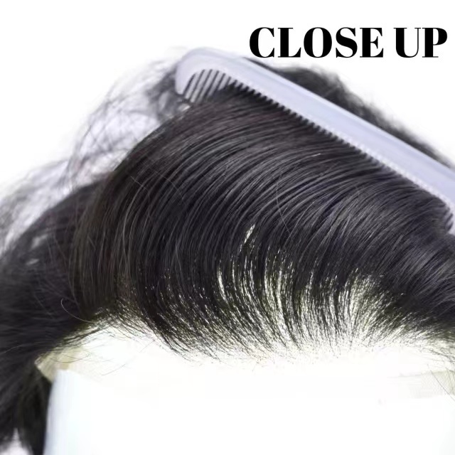 Full Swiss Lace Mens Hair System