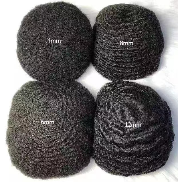 Afro Full Lace toupee for black men