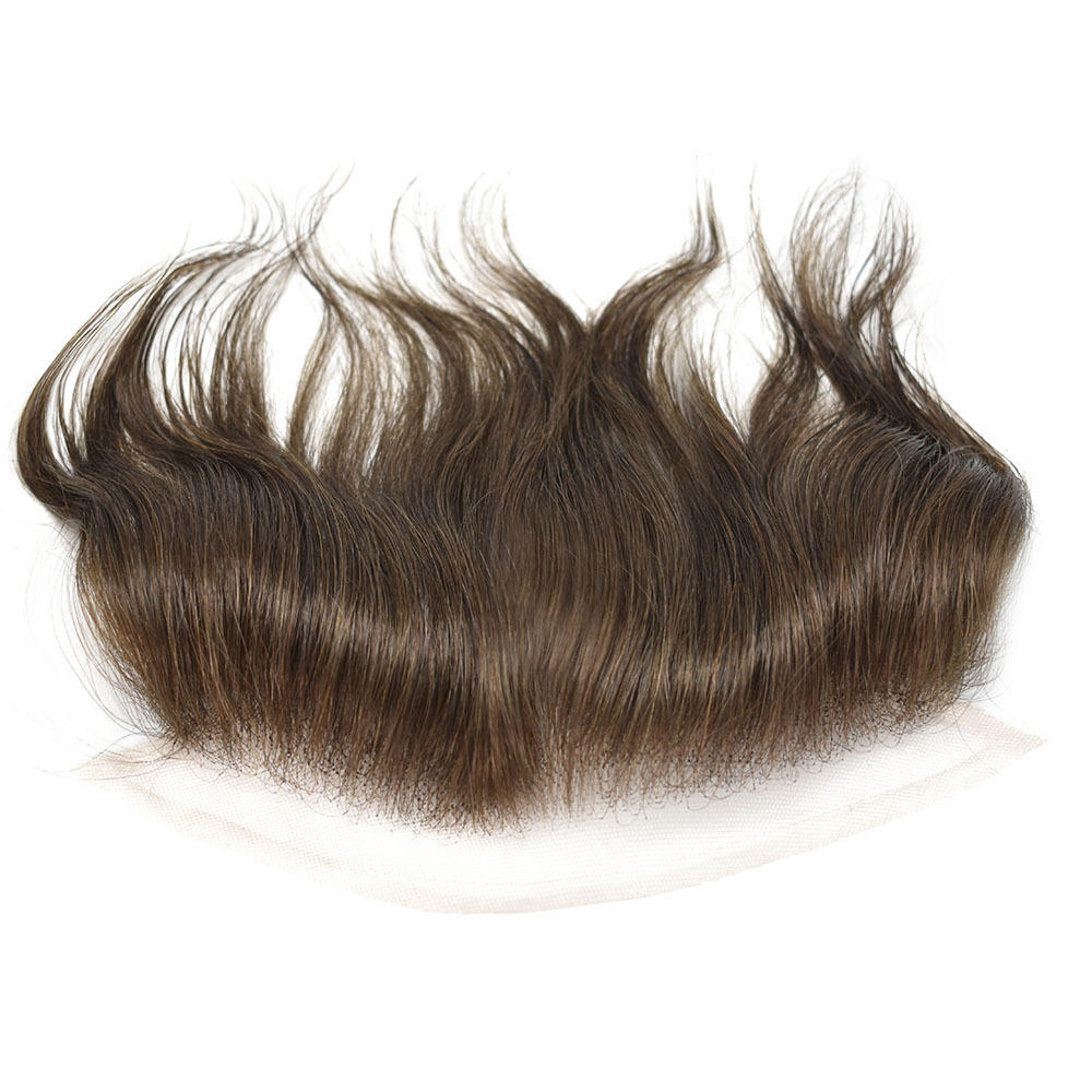 Malelionhair Hairline Toupee For Men Lace Natural Human Hair Bleached Konts Frontal Mens Hair Piece