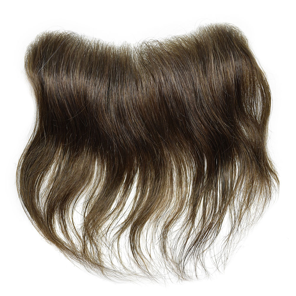 Malelionhair Hairline Toupee For Men Lace Natural Human Hair Bleached Konts Frontal Mens Hair Piece
