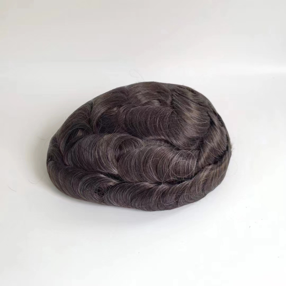 Malelionhair Injected Poly Thin Skin Durable 0.10MM With Breathable Holes Hair System For Men