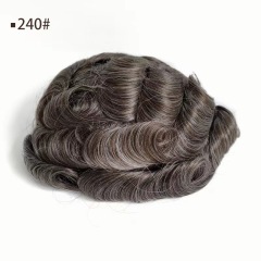 #240 2# DARKEST BROWN WITH 40% SYNTHETIC GREY