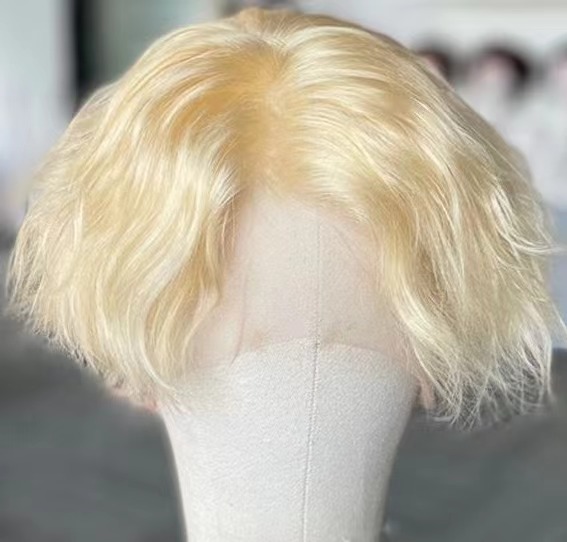 Full lace wig #613 Blonde color FULL CAP for man and woman