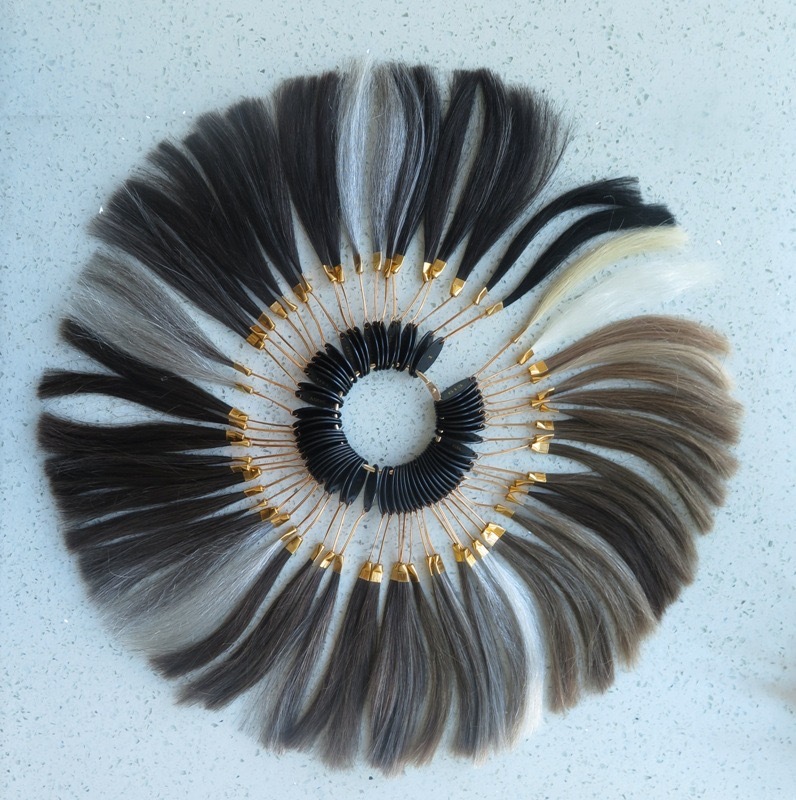 Color ring for mens hair system Men's toupee Mens Hair replacement