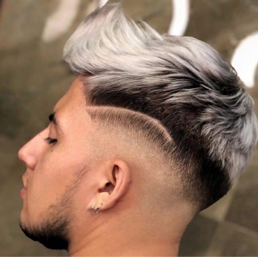 Blackgrey Mens toupee color 1BT BLACK and grey hair color human hair system for men
