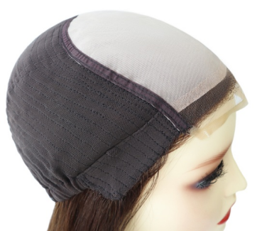 FULL CAP Mono top with 1/2" French Lace front Wefted sides&back WIG
