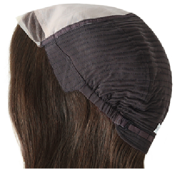 FULL CAP Mono top with 1/2" French Lace front Wefted sides&back WIG