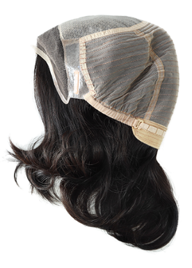 European Virgin New Injection Lace  with 1" French Lace front&temple Wefted sides&back WOMENS WIG