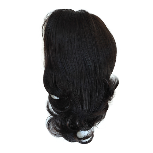 European Virgin New Injection Lace  with 1" French Lace front&temple Wefted sides&back WOMENS WIG