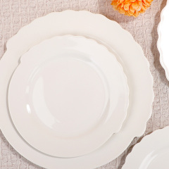 Round Lotus Dinner Plate