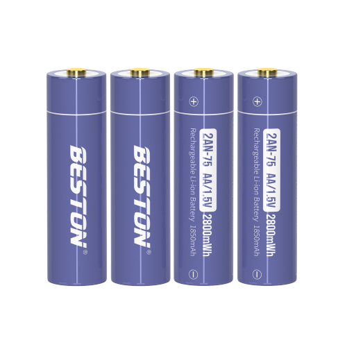 Beston 1.5V AA Rechargeable Lithium Battery 2800mWh