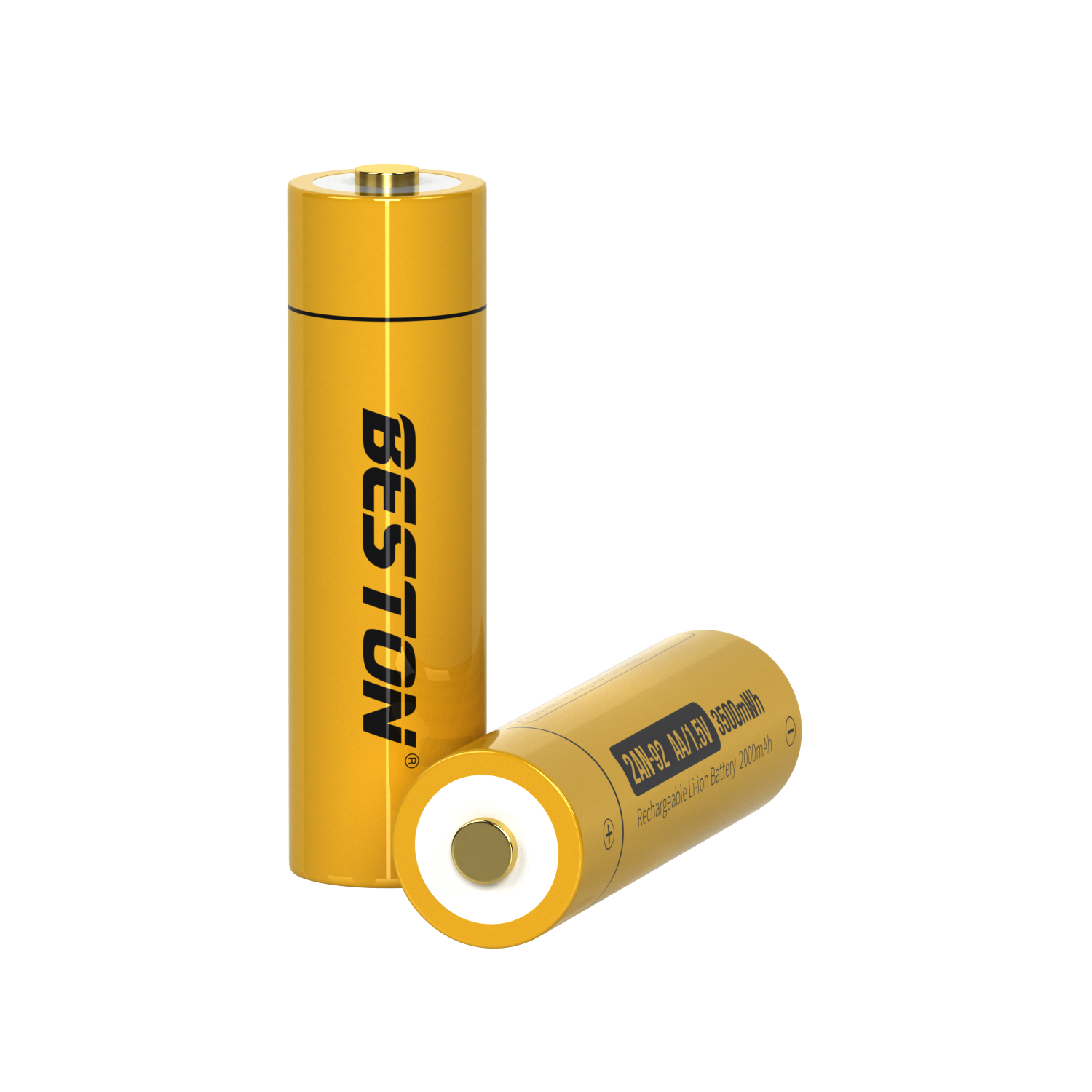 Beston 1.5V AA Rechargeable Lithium Battery 3500mWh