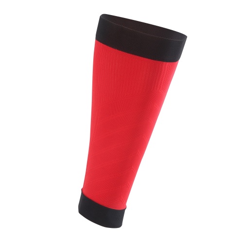 Protective Support Men Football Calf Compression Leg Sleeve Brace With Honeycomb Pads