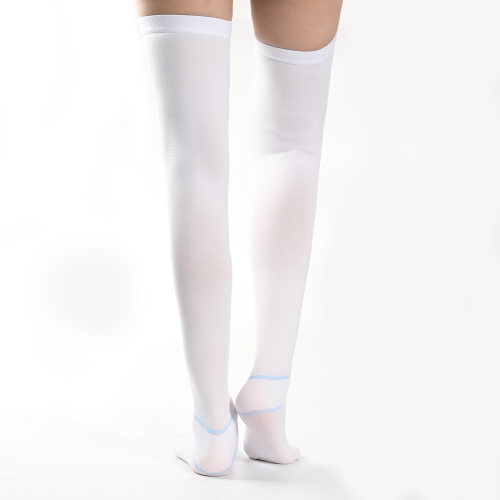 Custom Logo 13-18 mmHg Thigh-high Medical Anti Embolism Socks Compression Stockings