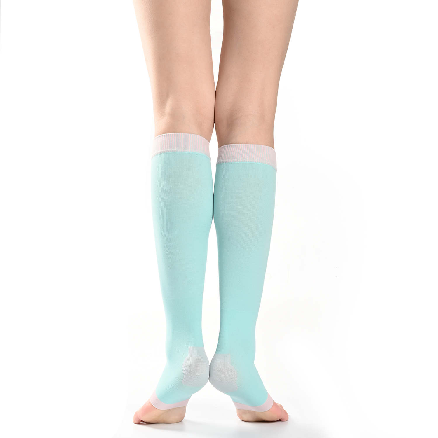 20-30Mmhg Custom Varicose Veins Knee High Stockings Medical Compression ...