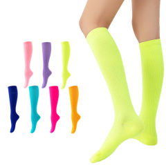 2022 World Boys Girls Sport Soccer Football Plain Long Socks Over Knee Non Slip Cotton Breathable High Socks For Men