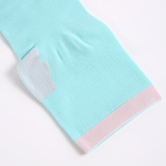 Colorful Nylon 20-30 Mmhg Compression Comfortable Breathable Sleep Socks Open Toe Nylon Sleeping Socks Elastic Leggings
