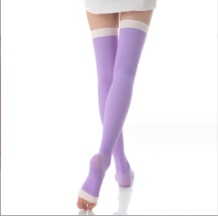 Wholesale 480D Sleep Leg Sculpting Slim leg socks Amazon Open Toe sculpting pressure tights