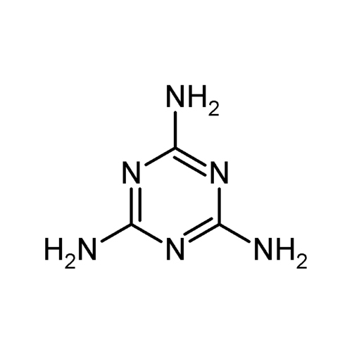 Melamine/cyanuramide/triaminotriazine