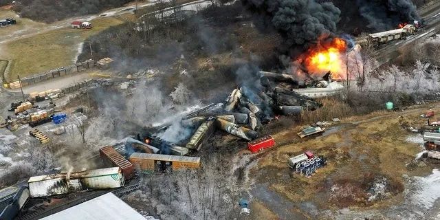 The risk of vinyl chloride leakage from the Ohio case