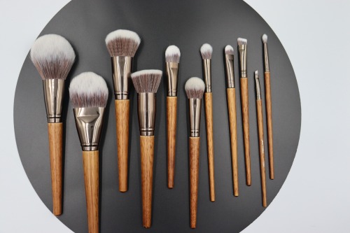 M1101 wooden handle brush set 11pcs
