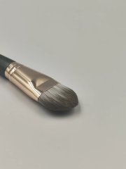 M1401 Green aluminum tube gradient wool makeup brush set