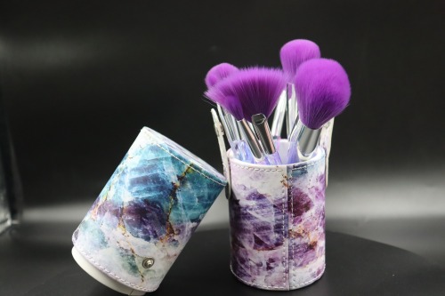 M1002 Rose purple gradient crystal brush set original picture without PS