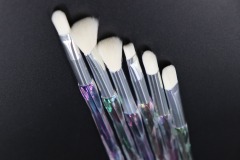 M1004 White hair polarized crystal brush set original picture without PS