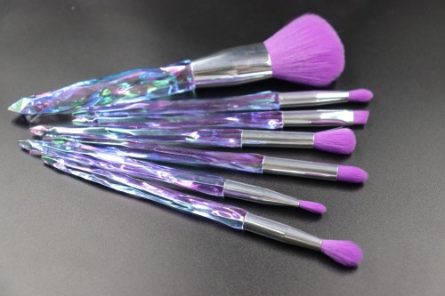M1002 Rose purple gradient crystal brush set original picture without PS