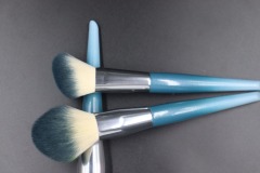 M1203 White Hair Sky Blue Gradient Handle Makeup Brush Set