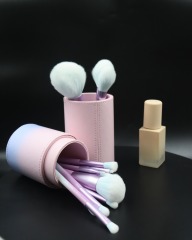 M1202 White Hair Powder White Gradient Handle Makeup Brush Set