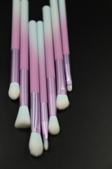 M1202 White Hair Powder White Gradient Handle Makeup Brush Set