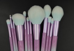 M1202 White Hair Powder White Gradient Handle Makeup Brush Set