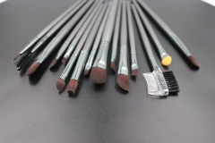 M2201 Silver Handle Makeup Artist Professional Makeup Brush Set