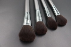 M2201 Silver Handle Makeup Artist Professional Makeup Brush Set
