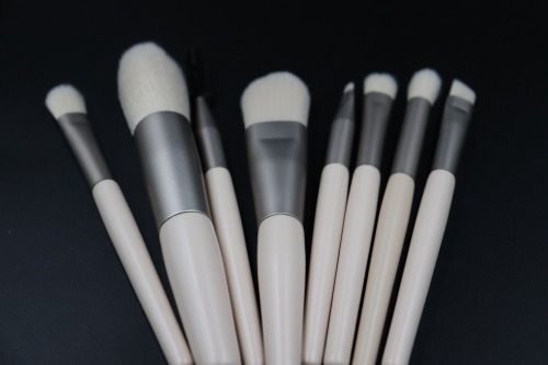 M803 Milk White Short Brush Travel Brush Set