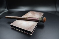 MB002 Wooden Angled Brush Blush Brush