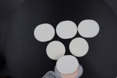 MC004Custom-made round square latex models of various sizes for dry and wet dual-use makeup artists