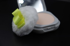 Factory wholesale flocking powder puff round makeup powder special