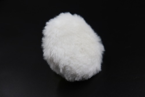 Factory wholesale flocking powder puff round makeup powder special