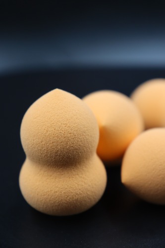 Cosmetic cotton wet and dry water gourd shape cosmetic egg